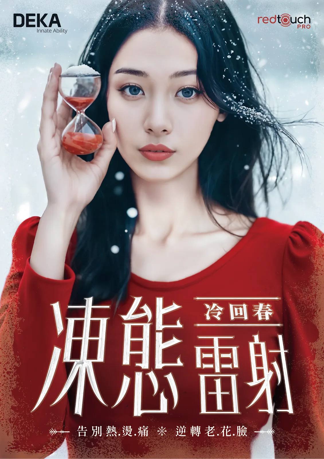 凍態雷射 RedTouchPro | 後皮秒時代來臨!採用 675nm 波長的非侵入性醫美技術,直接作用於真皮層膠原蛋白,促進重組與新生,具備選擇性加熱特性,較少熱損傷且術後幾乎無恢復期。它結合 5°C 冷卻系統,能有效改善皺紋、斑點、痘疤及毛孔,被視為一種「冷回齡」的亮膚光療程。